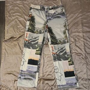 Women’s Multicolor Graphic Print Pants